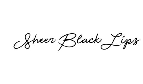 Sheer Black Lips