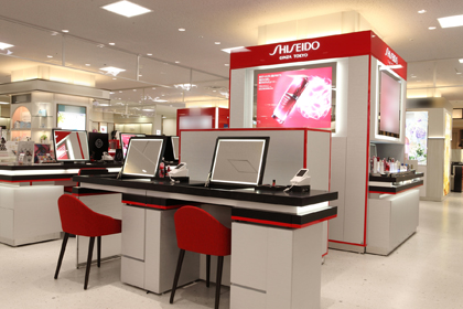 松山三越 2階化粧品売場 SHISEIDOショップ | 資生堂の化粧品