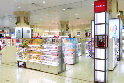 ギャラリエアピタ知立店 資生堂コーナー 資生堂の化粧品 コスメ ワタシプラス 資生堂