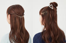 さむ~い冬はハーフアップで首元あったか♪1分でできる簡単ヘアアレンジ2パターン