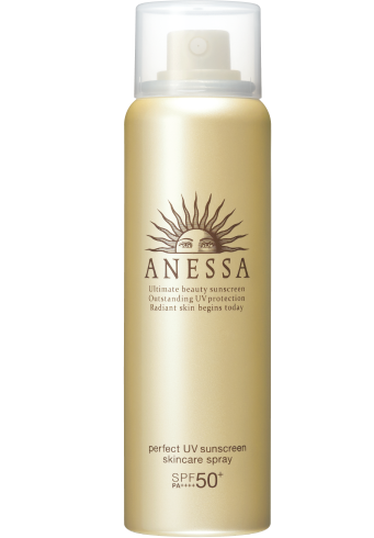 顔・からだ・髪用 SPF50+・PA++++強力ＵＶなのにスキンケアまで。スキンケアＵＶスプレー