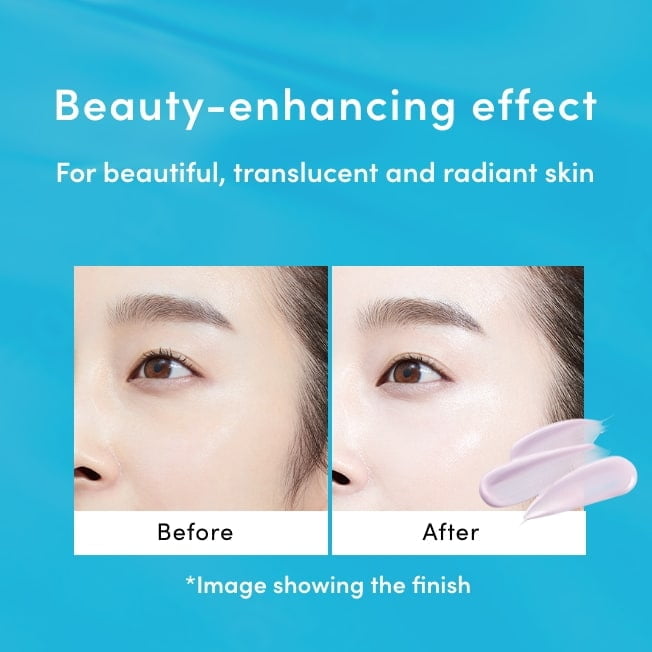 Beauty-enhancing effect For beautiful, translucent and radiant skin *Image showing the finish 