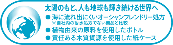 サスティナブルに対する取り組みを説明した文章のイメージ