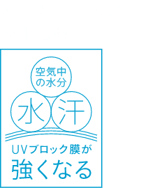 UVブロック膜が強くなる