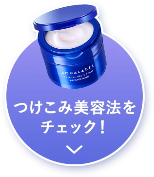 つけこみ美容法を チェック!