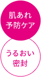 肌あれ予防ケア・うるおい密封