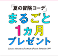 「夏の冒険コーデ」まるごと1ヵ月プレゼント