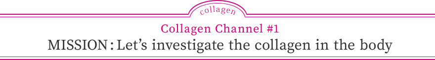Collagen Channel #1 MISSION: Let's investigate the collagen in the body