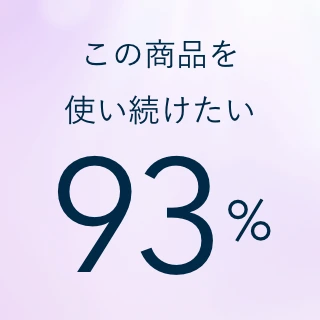 この商品を使い続けたい 93%