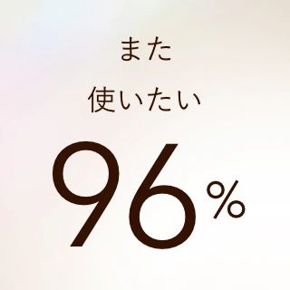 毎日使いうことが楽しみ 93%