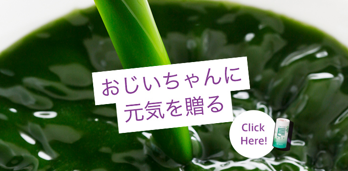 おじいちゃんに元気を贈る Click Here!