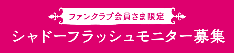 シャドーフラッシュモニター募集