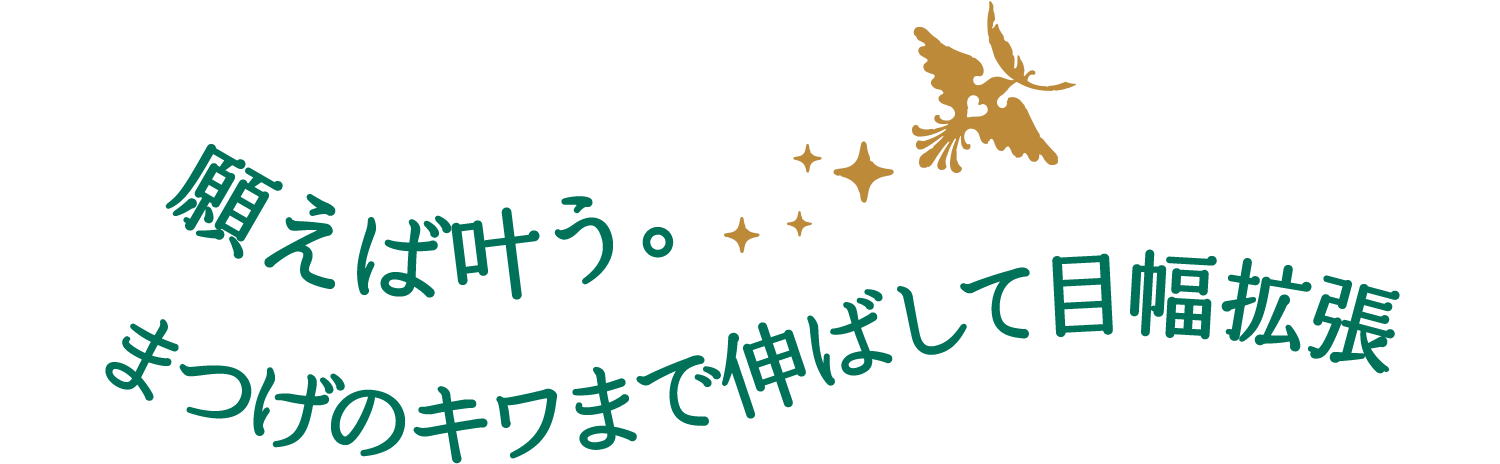 願えば叶う。まつげのキワまで伸ばして目幅拡張