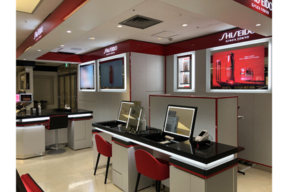 近鉄百貨店上本町店 1階化粧品売場 SHISEIDOショップ