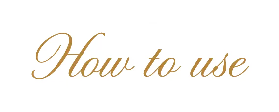 How to use
