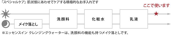 お手入れの順序