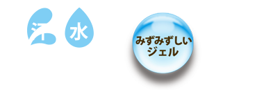 汗・水でUAブロック膜が強くなる！！ みずみずしいジェル