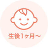 生後1ヶ月～