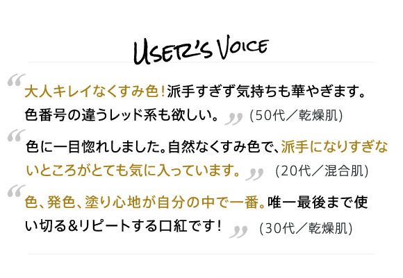 USERS VOICE