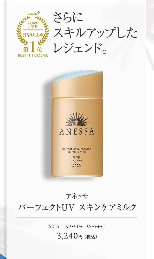 アネッサ パーフェクトＵＶ スキンケアミルク