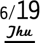 6/19 Thu