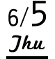 6/5 Thu