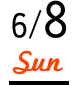 6/8 Sun