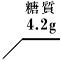 糖質 4.2g