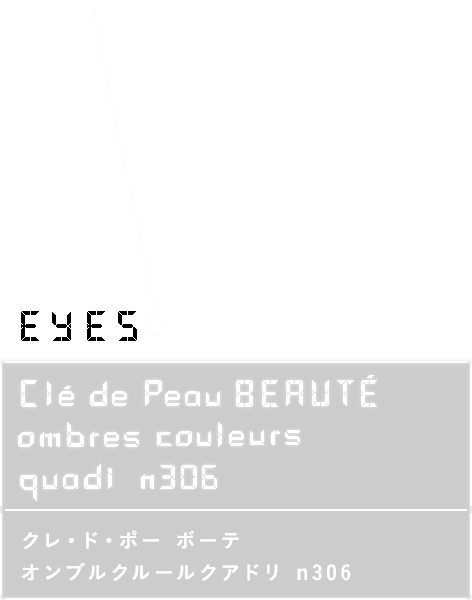 クレ・ド・ポー　ボーテ　オンブルクルールクアドリ n 306 Clé de peau BEAUTÉ ombres couleurs quadri n 306