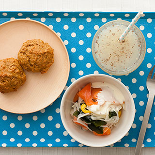 ヘルシー食材の組み合わせ!贅沢朝食