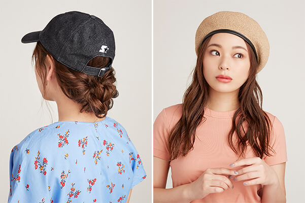 キャップ&ベレーに合う髪型って?帽子コーデを格上げするヘアアレンジ