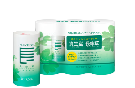 資生堂の長命草というドリンクの写真です。