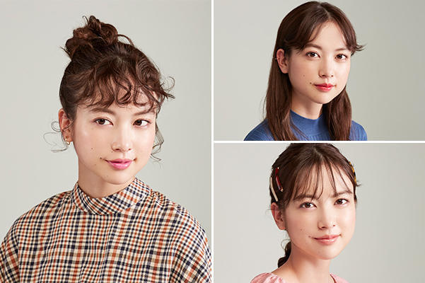 前髪アレンジでイメージチェンジ