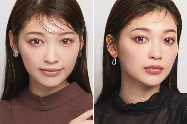 王道ブラウンメイク&旬顔ブラウンメイク
