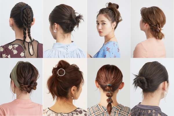 夏の涼しげヘアアレンジ