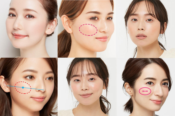 【チークの入れ方7選】印象別＆顔型別...あなたに似合うチークが見つかる！