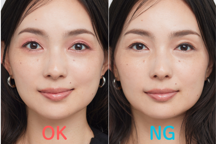 大人のデカ目メイクOK&NG比較