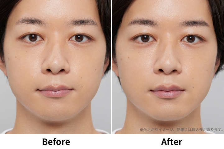 まばら眉のBeforeとAfter