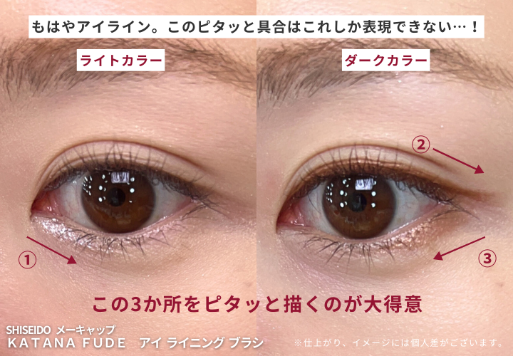 SHISEIDO メーキャップ　ＫＡＴＡＮＡ ＦＵＤＥ　アイ ライニング ブラシ 