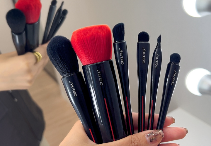 SHISEIDO　メイクブラシ　比較　資生堂　美容部員