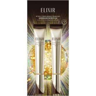 エリクシール　レチノパワーリンクルクリームデュオ　免税価格：14,400円 