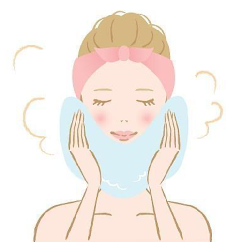 蒸しタオルのイメージ