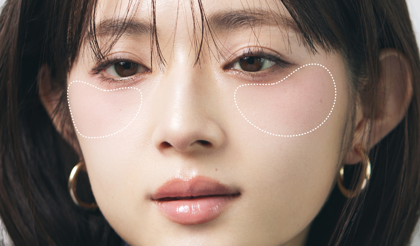 チークを置く場所