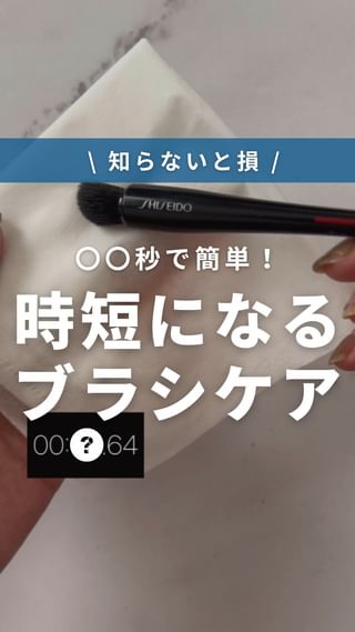 【時短】ブラシのお手入れにはコレ