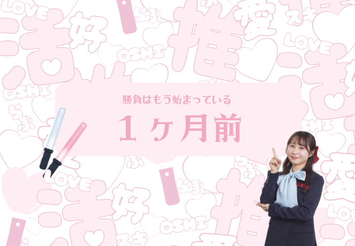 1ヶ月前に準備すること