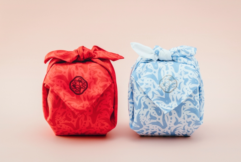 ラッピングサービスの風呂敷