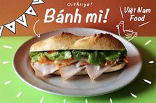 【目のクマ対策レシピ】お惣菜の焼き鳥で簡単に♪甘辛レバーのバインミーサンド