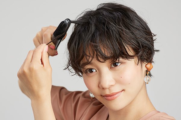 【ショートのヘアセット】波ウェーブアレンジ