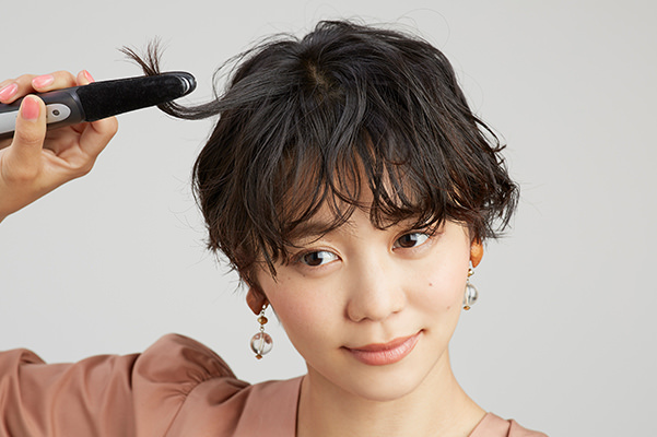 ショートヘアの簡単セット術 濡れ髪 波ウェーブで脱 マンネリ 美容の情報 ワタシプラス 資生堂