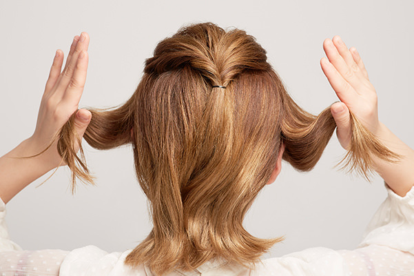 【ダウン編】くるりんぱでつくるボブのヘアアレンジ